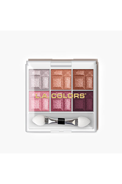 L.A Colors La Colors 6 Color Eyeshadow Palette - Delicate
