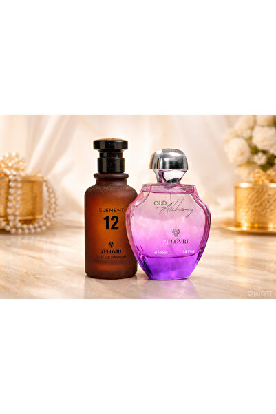 Zelovri مجموعة مميزة (إليمنت 12 - 100 مل، عود ألكيمي - 100 مل) عبوة من قطعتين...