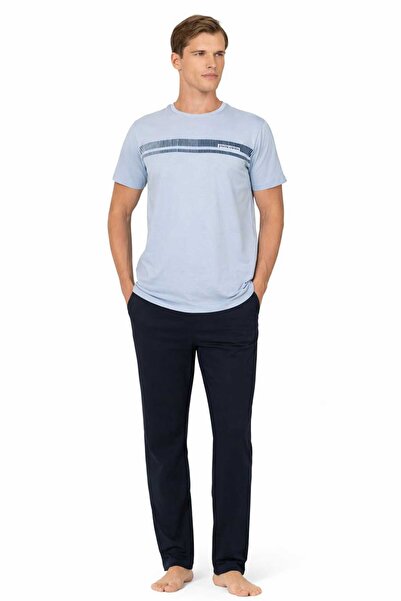 Pierre Cardin Σετ Πιτζάμες από Χτενισμένο Βαμβάκι P6128