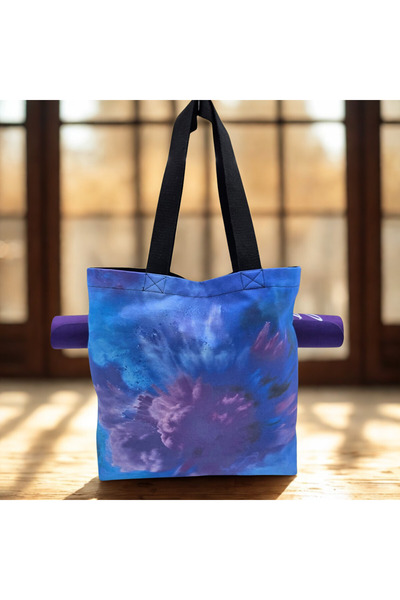 ESSENDO KANVAS ÇANTA -PİLATES VE YOGA ÇANTASI- MOR