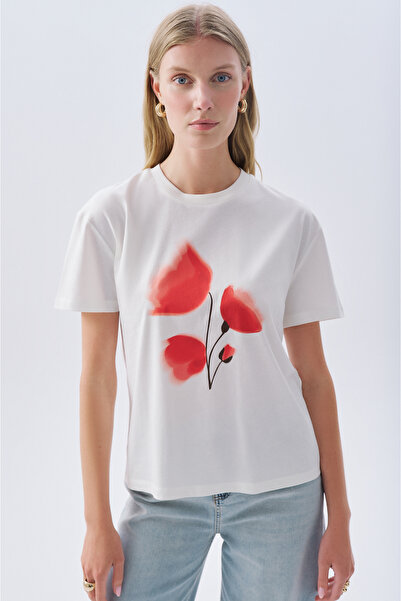 Mudo PRINTED CREW NECK T-SHIRT