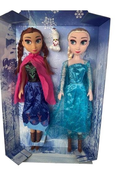 ADIRI SHOP Set of 2 Princess Dolls "Snow World" with Accessory – 41 cm
