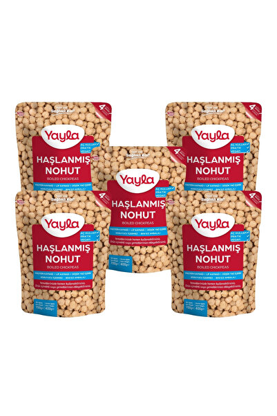 Yayla Haşlanmış Nohut 700 gr x5