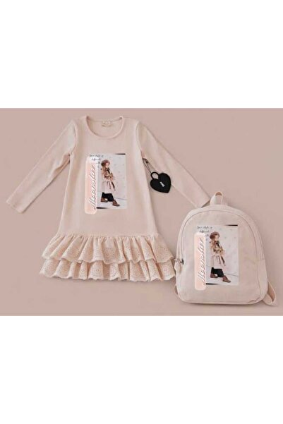 Moonstar -52033 BEJ ÇANTALI ELBİSE