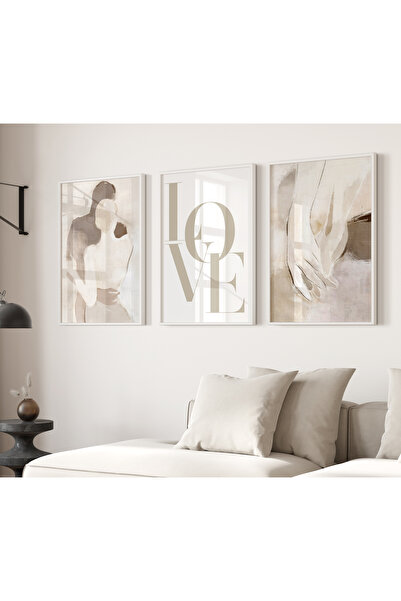 TekTablo مجموعة لوحات مؤطرة مكونة من 3 قطع