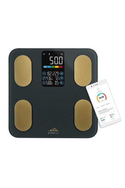 ETA SMART Vital Gym 7779 90000 body scale, 200 Kg, Bluetooth 5.4, 25 - analys...
