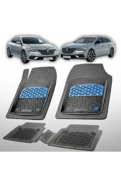 TEAMCAR Covorașe compatibile cu Renault Talisman 2015-2024 | Albastru