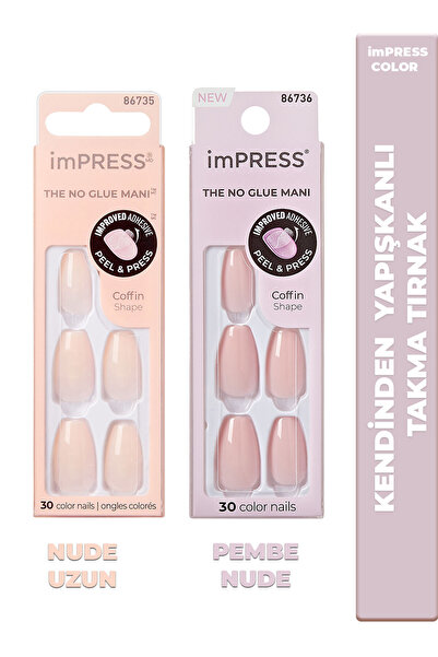 Impress Kendinden Yapışkanlı Takma Tırnaklar IMC502-503