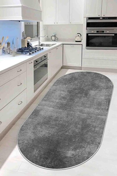 df home Kesme mutfak halısı Desenli Dijital Baskı Yıkanabilir Kaymaz Taban İn...