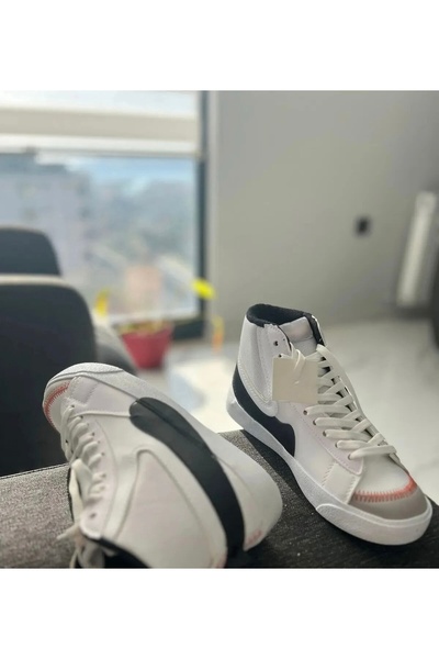 Nuzabi Blzrjmb High-Top White Black Sports Shoes