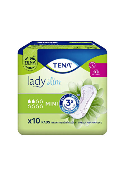 TENA Lady Slim Mini 10 buc - absorbante pentru incontinență ușoară, special c...