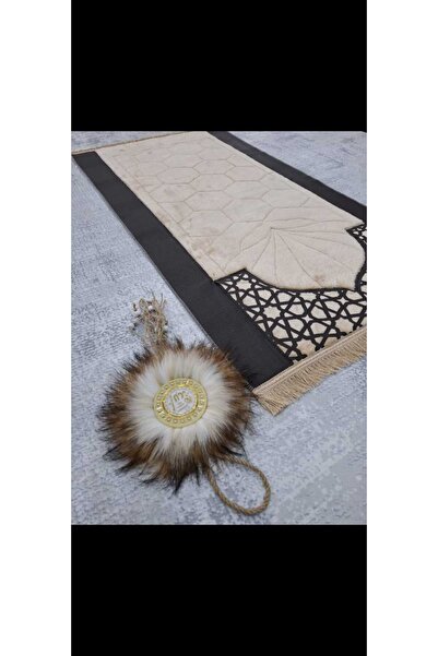 Bripurga Modern Design Soft Plush Prayer Rug – Comfortable, Non-Slip Base, St...