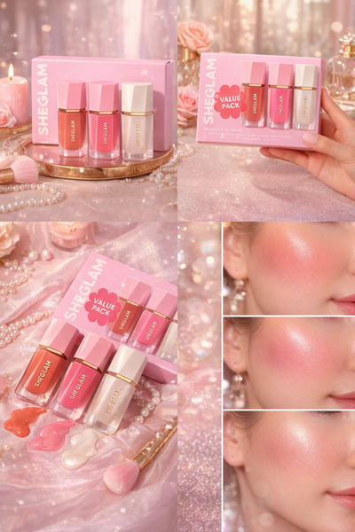 SHEGLAM radiance glow kit ( value pack )