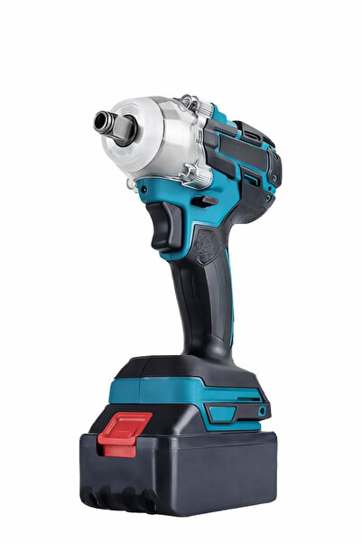 Spon A cordless drill with a speed of 2000 RPM, equipped with two 21V batteri...