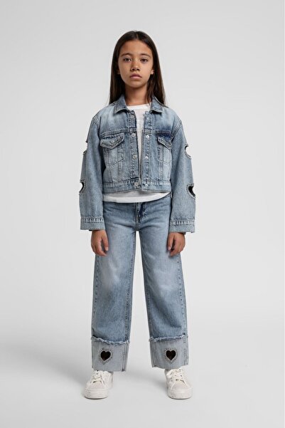 HAUSEkids Σετ 3 τεμαχίων για κορίτσια Jean Love 5-14 ετών - Μπλε