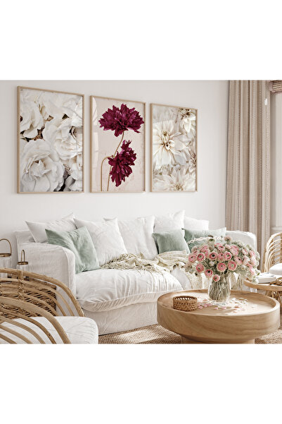 TekTablo 3 Piece Framed Painting Set