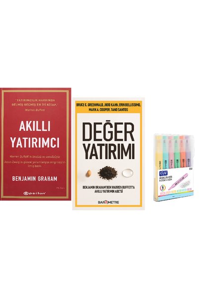 Epsilon Yayınevi Akıllı Yatırımcı + Değer Yatırımı 2 Kitap Set KALEM SETİ HD