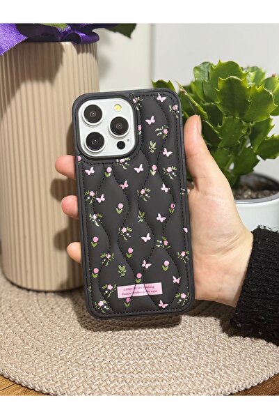 daystar حافظة هاتف مبطنة بنمط الفراشة والزنبق متوافقة مع آيفون 16 برو ماكس