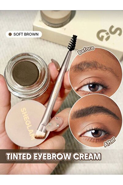 SHEGLAM brow waterproof pomade - soft brown