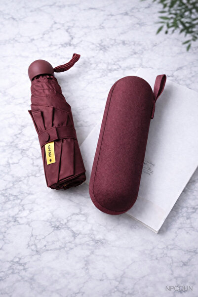 NPCQUN 1. Sınıf Kalite Kapsül Şemsiye | Pongee Kumaş & Fiber İskelet | Ultra ...