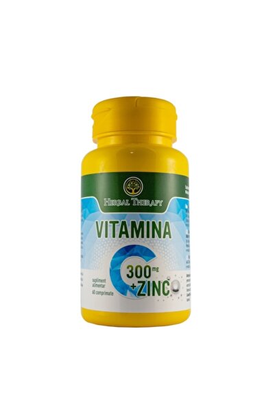 Herbal Therapy Vitamina C 300 mg + Zinc, 60 de comprimate