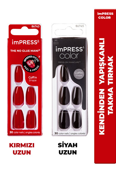 Impress Kendinden Yapışkanlı Takma Tırnaklar IMC510-512
