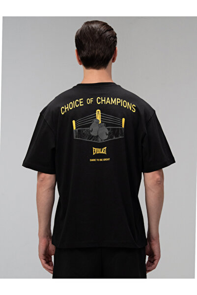 EVERLAST Choice Of Champs Comfort Fit Відкрита чорна чоловіча футболка