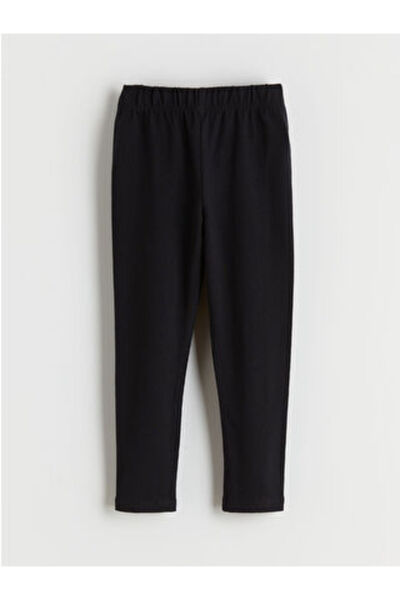 LC Waikiki Black Elastic Waist Girl's Tights