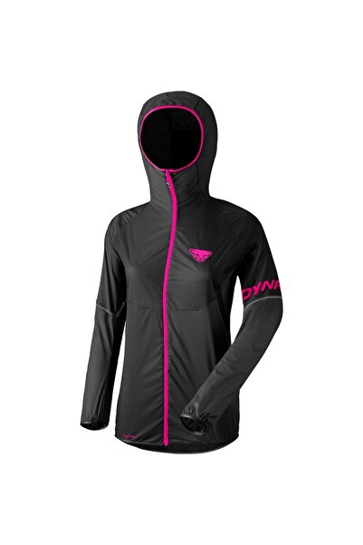 DYNAFIT Vert Wind 72 women's running jacket-Black/Pink-44/38