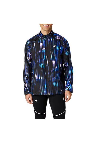 Asics Jacheta alergare barbati Road Lite-Show FW 2024-Negru/Albastru-XL