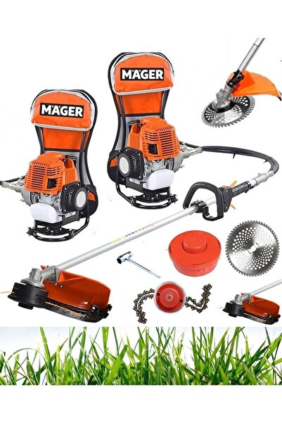 özgürce Güçlü 9.9 Hp Benzinli Sırt Tipi Ot ve Çim Tırpan Makinesi