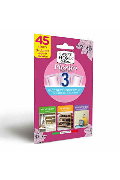 Sweet Home Odorizant dulap haine floral, Sweet Home, 3 buc