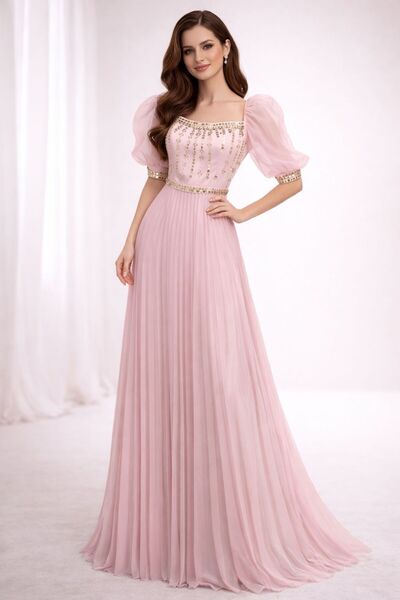 ٌRominz fashion فستان سهره ناعم تفاصيل فاخرة