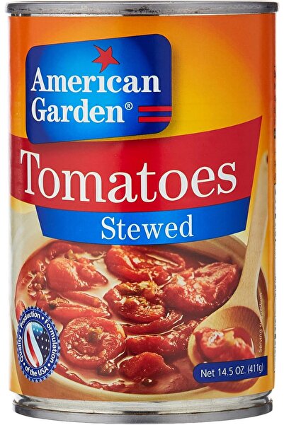 american garden Stewed Tomatoes, Gluten Free, 411g