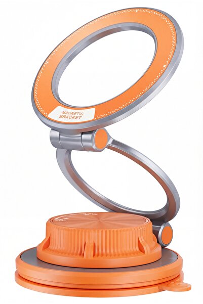 Fibaks 720° Dönebilen Manyetik Vakumlu Araç İçi ve Masaüstü Telefon Tutucu Ka...