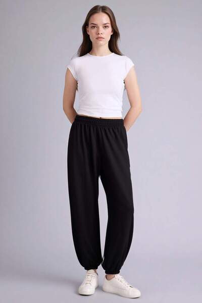 DeFacto Balloon Fit Basic Straight Trousers G8730Ax26Sp