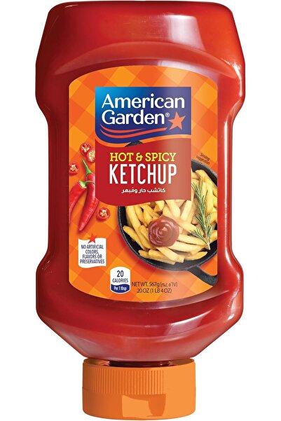 american garden كاتشب طماطم حار، 567 غرام