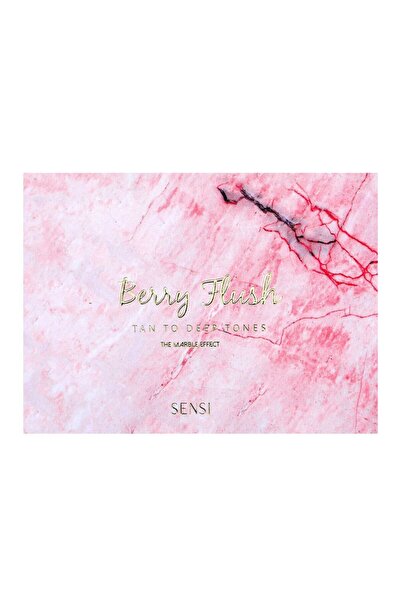 SENSİ Marble Effect Crystal Pink 3 Shades Blusher Set