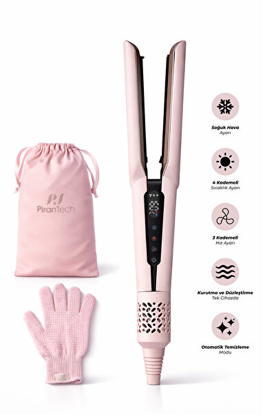 PiranTech Ks-914 Professional Drying & Straightening Machine 1300W 5 Temperat...