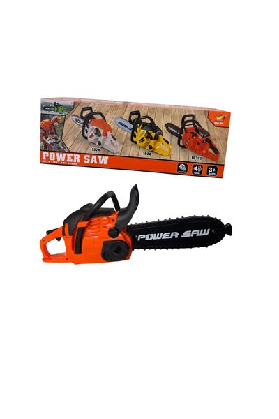 ADIRI SHOP Drujbă electrică de jucărie Power Saw cu lumină și sunet – 38 cm