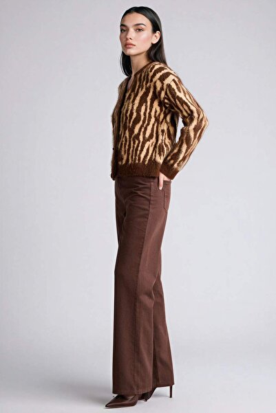 DeFacto Straight Fit Normal Waist Gabardine Trousers H0092Ax26Sp