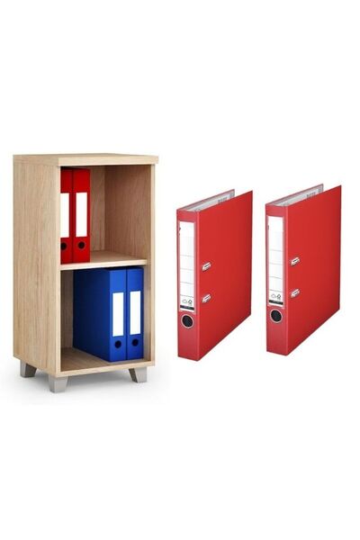 Bosphorus Eco Dar Folder Set 2 Pieces, Red 32X28X5Cm