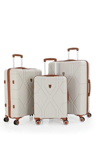 MÇS 375 POLİPROPİLEN KIRILMAZ 3 LÜ VALİZ SETİ