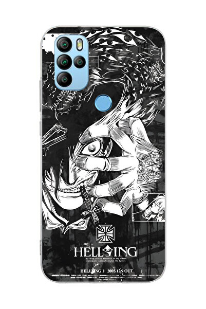 FLAMENKO حافظة هاتف شفافة بنمط أنيمي متوافقة مع OMIX X300 / X500