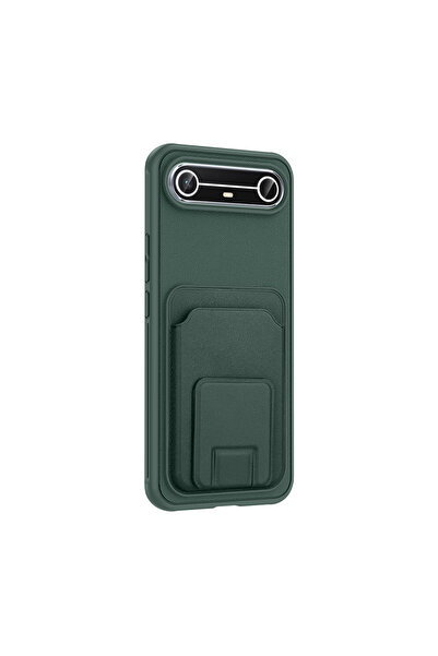 Apsuwa حافظة تكنو سبارك سليم 5G من السيليكون مع حامل بطاقة بيكارت