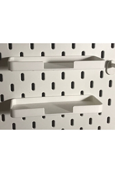 DU&ER Pegboard Uyumlu Duvar Rafı Organizer – Çalışma Masası ve Atölye Düzenle...