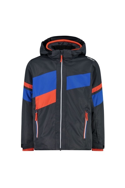 CMP Children's jacket Snaps Hood 32W0034-Dark Grey-116