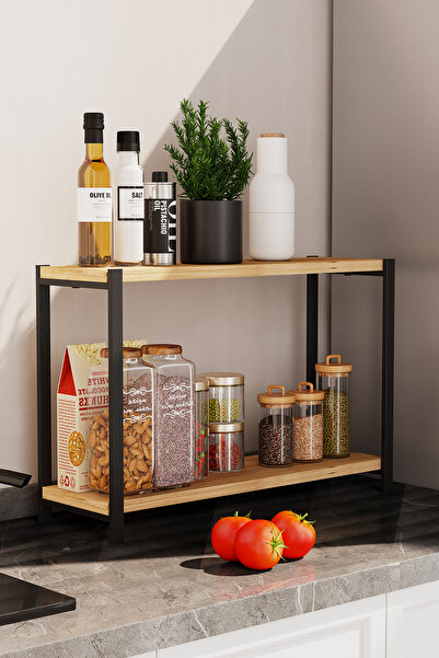 iyimi? Büyük Boy Metal Çok Amaçlı Dolap Üstü Mutfak Tezgah Düzenleyici Raf 2 ...