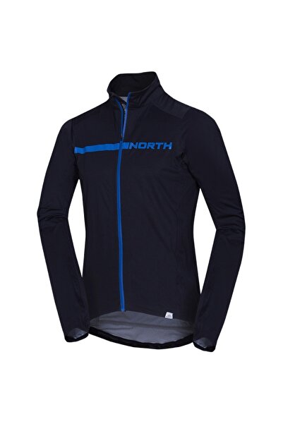 NORTHFINDER Men's cycling jacket Kegan-Black/Blue-S