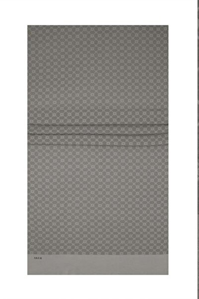 Aker Elegance Monogram Şal - Soft Taş 975